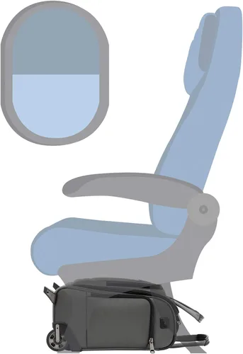 Miniatura 6 de Travelpro Crew Versapack - Bolsa de transporte para debajo del asiento, Gris (Titanium Grey)), 4071877