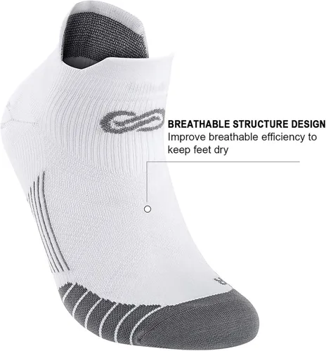 Miniatura 3 de PAPLUS Ankle Compression Sock for Men and Women 246 Pairs Low Cut Compression Running Sock with Ankle Support
