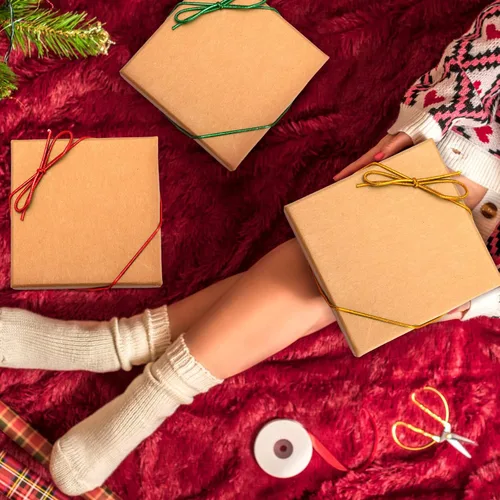 Miniatura 7 de Berlune 120 lazos elásticos para cajas de regalo, lazos elásticos con lazos preatados de 20 pulgadas de cinta elástica de 20 pulgadas de cinta