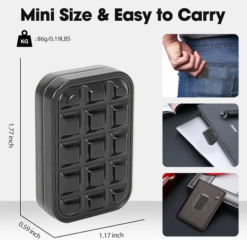 Miniatura 4 de Paquete de 2 juguetes para ansiedad, tarjeta magnética de metal háptico, tarjeta de póquer deslizante, juguetes EDC para adultos, aliviar el estrés