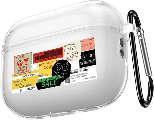 Miniatura 23 de Funda transparente para AirPods de 2ª generación de 1ª generación, diseño de gatito kawaii para mujeres, hombres y niños, funda de carga de TPU