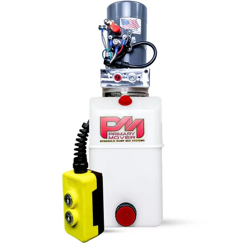 Miniatura 14 de Bomba hidráulica KTI de 12 Vcc de efecto único de 4 cuartos para remolque de descarga - Unidad de potencia hidráulica - Bomba de remolque