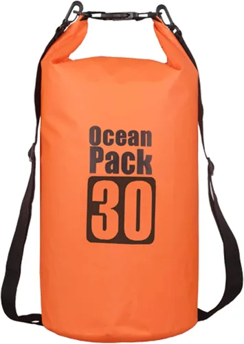Miniatura 15 de 2L/3L/5L/10L/15L/20L/30L 500D Lona resistente PVC impermeable bolsa seca saco para kayak/canoa/pesca/rafting/natación/campamento/snowboard Rosado