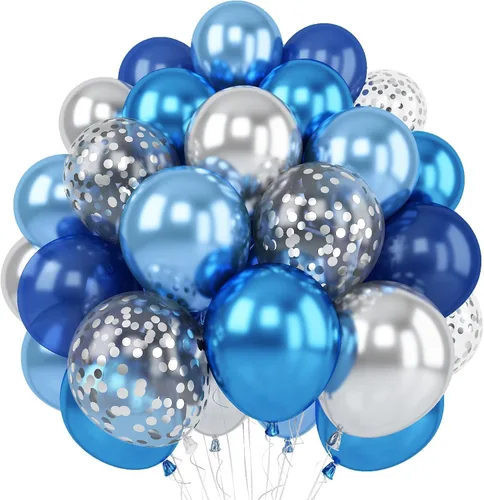 Miniatura 26 de Globos de látex blanco dorado rosa claro, 35 piezas