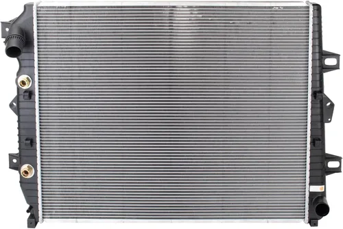 Miniatura 190 de TRQ Radiador de 1 fila de núcleo de aluminio de 26.5 pulgadas de ancho de núcleo compatible con Chevrolet Captiva Sport 2012-2015 Saturn Vue