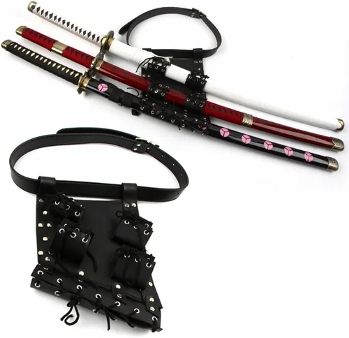 Miniatura 11 de Bolsa de espada con correa trasera para disfraz de anime Ninja Hero Cosplay