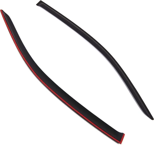 Miniatura 2 de Visor de ventana compatible con Honda Accord Coupe 2013-2017, DGWV2-638, deflector de montaje exterior, protector de lluvia, humo oscuro, juego de 2