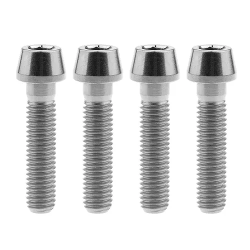 Miniatura 25 de Tornillos de titanio Ti M8 x15 20 25 30 35 40 45 50 60 2.756 in 0.049 in de paso hexagonal Allen Tornillos de cabeza hueca paquete de 4