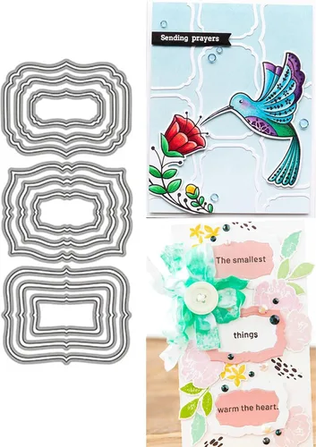 Miniatura 17 de Mvchifay Plantillas de metal para álbumes de recortes, herramientas de bricolaje, manualidades, acero al carbono, plantilla de grabado para hacer