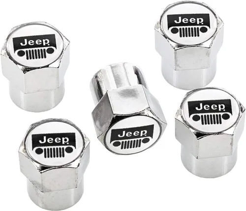 Miniatura 4 de Jeep Cubiertas de tapa de válvula con acabado negro con logotipo... (negro B)