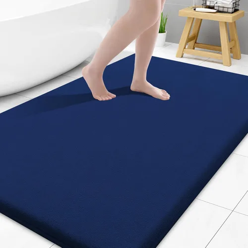 Miniatura 120 de Smiry Tapetes de Baño de Espuma Viscoelástica 36 x 24 pulgadas, Tapetes de Baño Extra Suaves y Absorbentes, Alfombra Antideslizante Lavable