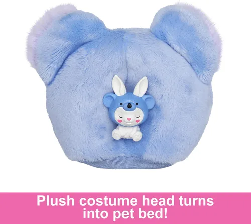 Miniatura 6 de Muñeca Barbie Cutie Reveal y Accesorios con Disfraz de Animal y 10 Sorpresas Incluyendo Cambio de Color, Conejo como Koala en Serie Temática