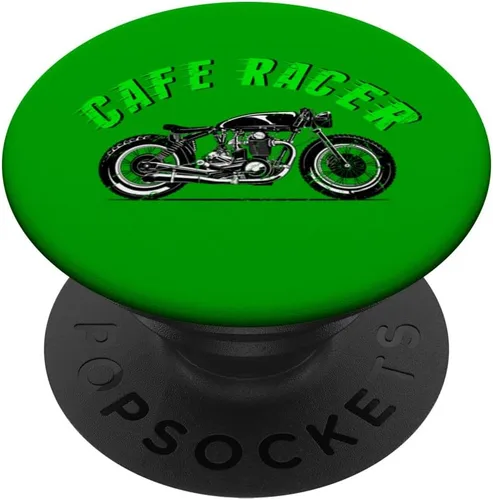 Cafe Racer Biker Men Women Adult Teens Boys Girls Kids Youth PopSockets Swappable PopGrip