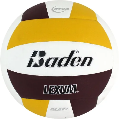 Miniatura 41 de Baden - Lexum - Microfibra compuesta de alta calidad Balón de voleibol oficial para interiores de la escuela secundaria 13U a 18U