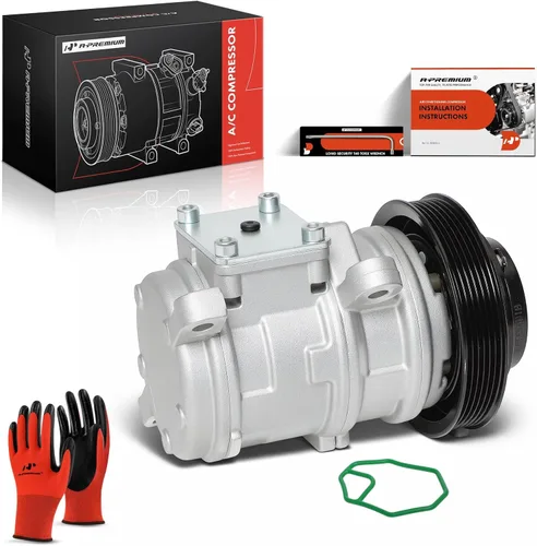 Miniatura 10 de A-Premium Compresor de CA con embrague compatible con Dodge Grand Caravan 1993-1995, Caravan & Plymouth Grand Voyager 1993-1995, Voyager & Chrysler