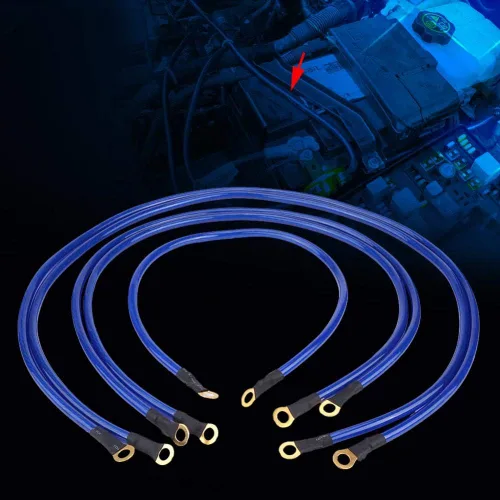 Miniatura 9 de Cable de tierra universal para automóvil, 5 unidades, cable de tierra de PVC universal para automóvil, accesorio de cable de tierra