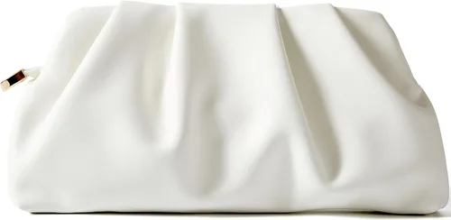 Miniatura 18 de Bolsa de noche para mujer, cartera tipo clutch con fruncidos, con cadena metálica desmontable, bolsa de hombro cruzada