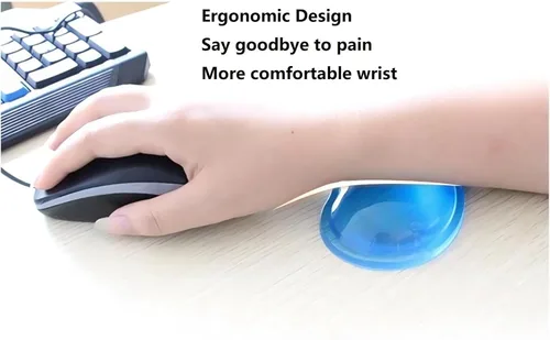 Miniatura 2 de Reposamuñecas ergonómico de gel para mouse, soporte de muñeca para mouse de computadora para aliviar el dolor en el brazo, almohadilla para muñeca