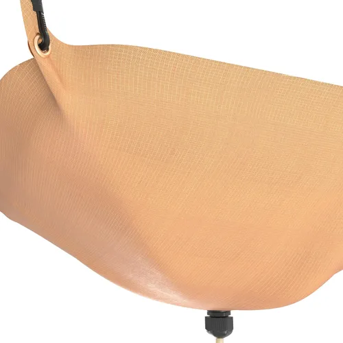 Miniatura 6 de Tredre Desviador de fugas de techo, tela Oxford 420D resistente, lona desviadora de fugas de techo con manguera de drenaje de 10 pies, caqui, 3 x 3