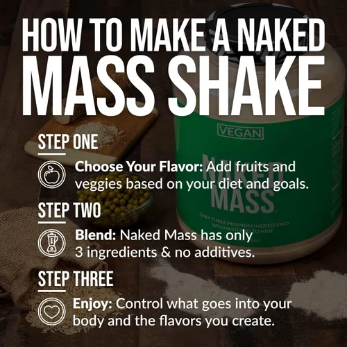 Miniatura 8 de NAKED Paquete de proteínas sin soja: masa vegana de 8 libras y 2 libras de PB