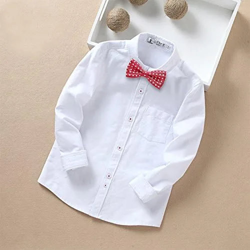 Miniatura 8 de AUSKY Paquete de 4 pajaritas ajustables preatadas para bebés, niños pequeños y niños pequeños en diferentes