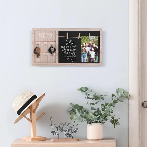 Miniatura 3 de Ganchos para llaves, para colgar en la pared, organizador de llaveros para colgar en la pared, para colgar en la pared, para colgar fotos, tablón