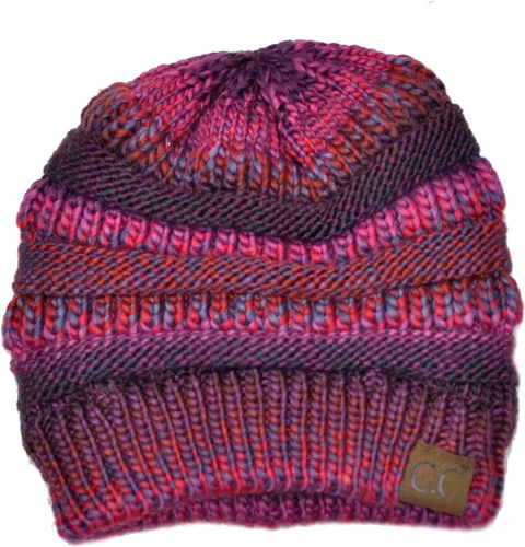 Miniatura 466 de C.C Trendy Warm Chunky Soft Stretch Cable Knit Beanie
