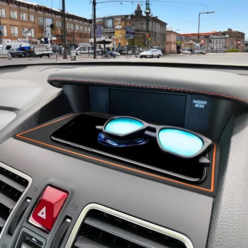Miniatura 6 de Auovo Tapetes de Tablero Compatibles con Accesorios para Subaru Crosstrek 2012-2017 Forester 2014-2018 XV Impreza 2012-2016 Funda de Silicona