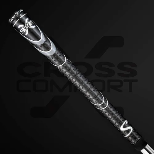 Miniatura 2 de SuperStroke Cross Comfort - Agarre para palos de golf, poliuretano suave y pegajoso que aumenta la tracción con superficie estilo X y antideslizante