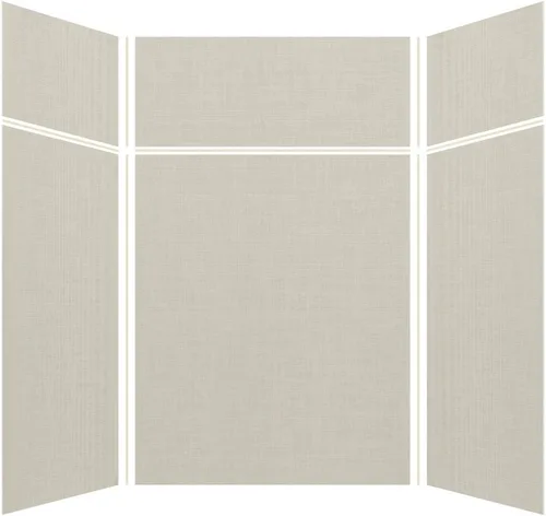 Miniatura 25 de Transolid EWKX483696-41 Expressions - Kit de pared de ducha de 6 paneles con extensión, 36 pulgadas de largo x 48 pulgadas de ancho x 96 pulgadas