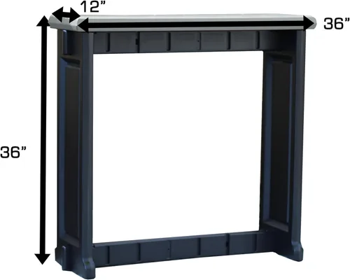 Miniatura 8 de Barra individual gris oscuro superior y base negra, ideal para patio, bañera de hidromasaje, patio trasero, diseño duradero resistente a