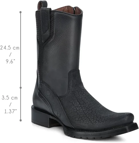 Cuadra Botas Western de cuero genuino para hombre Oxford gris 1J3HTC (GRAY, sistema de tallas de calzado de EE. UU., Adulto, hombres, numérico,