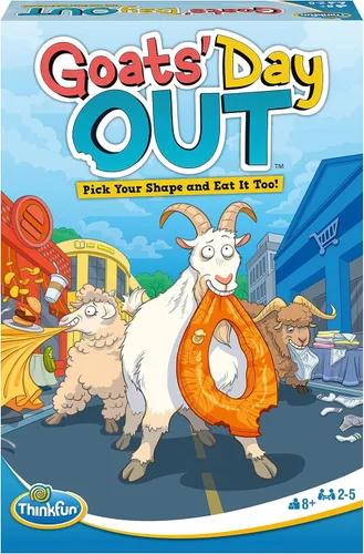 Miniatura 5 de ThinkFun Goats' Day Out: Un divertido juego de mesa con temática de cabra caótica adictiva