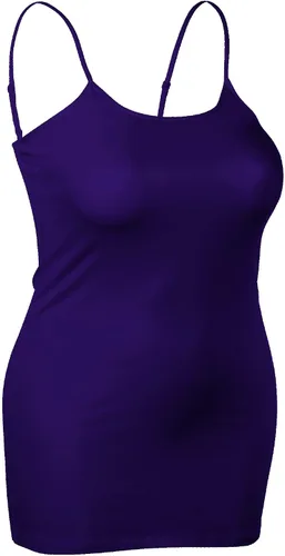 Miniatura 81 de Emmalise Camisola larga casual básica para mujer, con tirantes ajustables, top en capas
