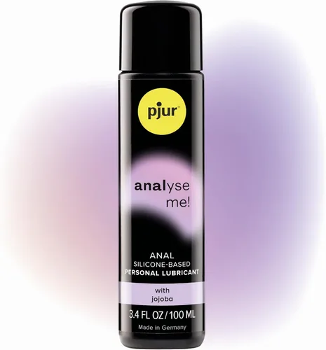 pjur Analyse me! Lubricante personal relajante a base de silicona con jojoba natural, lubricante sexual para hombres, mujeres y parejas - 3.4 fl oz