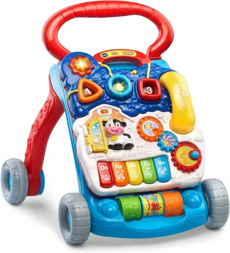 Miniatura 3 de VTech Andador de Aprendizaje de Sentado a de Pie (Empaque Libre de Frustraciones), Azul
