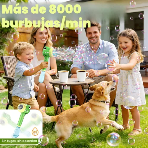 Miniatura 2 de Varita de juguetes de burbujas de dinosaurio para niños: juguetes al aire libre para niños pequeños y niñas, diversión de burbujas para fiesta