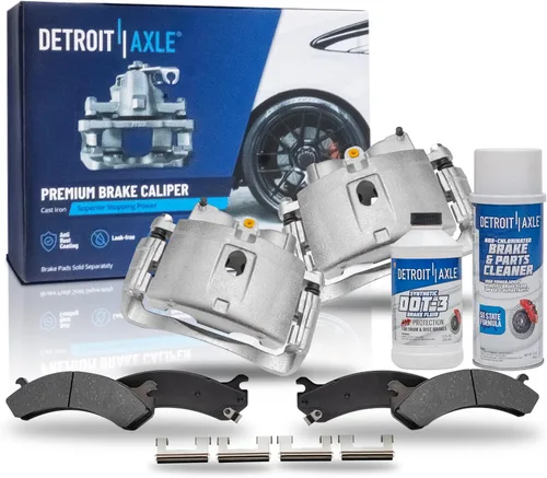 Miniatura 13 de Detroit Axle - Zapatas de freno traseras para Chevrolet Aveo Aveo5 Spark Pontiac G3 Suzuki Swift+ Reemplazo de zapatas de freno semimetálicas