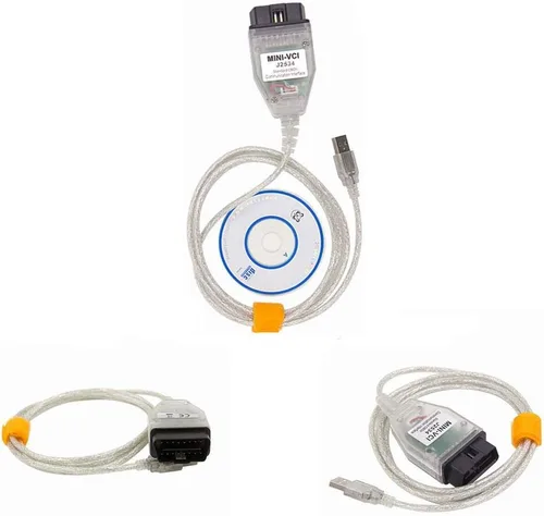 Miniatura 6 de Mini VCI Auto Vehículo de Coche Estándar OBD2 diagnosticar la herramienta del cable de cable para Toyota Cable de diagnóstico