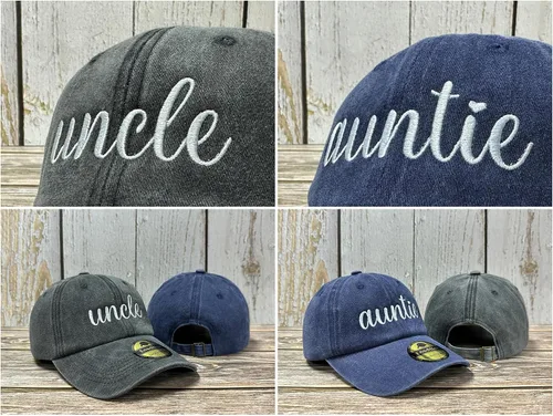 Miniatura 10 de Sombreros bordados para tío tía, abuelo, abuela, mamá, mini