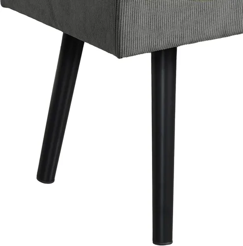Miniatura 7 de Comfy to go Banco de Entrada – Banco Gris para Dormitorio, Otomana Moderna al Pie de la Cama, Bancos Acolchados de Pana para Sala de Estar