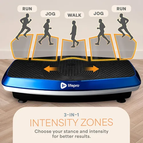 Miniatura 9 de Lifepro Vibration Plate Exercise Machine for Lymphatic Drainage — Whole Body Vibration Platform with Resistance Bands for Home Workout — Low-Impact