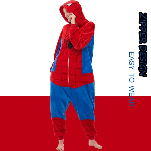 Miniatura 5 de SWEETXIN Pijama unisex para adultos y niños, para Halloween, Navidad, ropa de dormir, traje de cosplay para mujeres y hombres