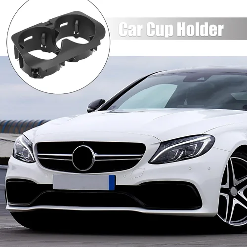 Miniatura 2 de X AUTOHAUX Soporte de taza de consola central de coche A2056800691 2056800691 para Mercedes-Benz C180 C200 C300 C350 C400