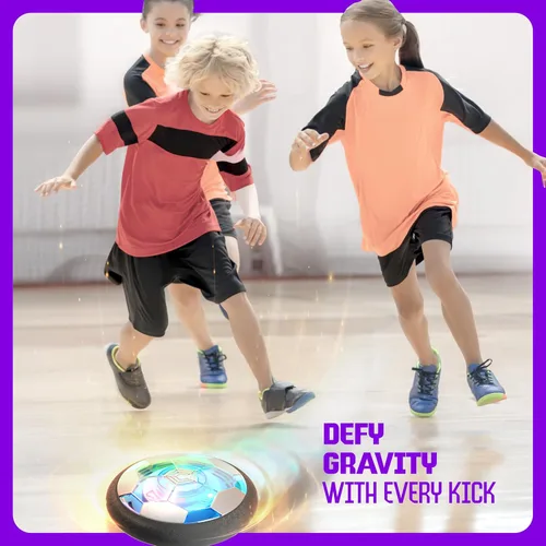 Miniatura 14 de Ninja Blast Hover - Pelota de fútbol iluminada, regalo de cumpleaños para niños, juegos de juguetes de interior, regalos para niños de 5, 6, 7, 8