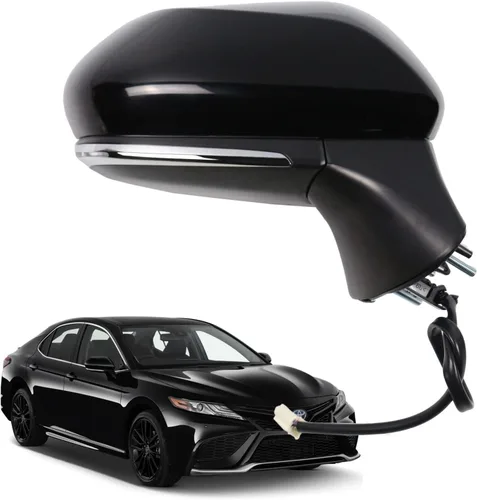 Miniatura 11 de Espejo lateral para Toyota Camry 2018 2019 2020 2021 2022 2023 2024 Power+lámpara+calor+monitor de punto ciego, 7 pines, lado derecho del pasajero