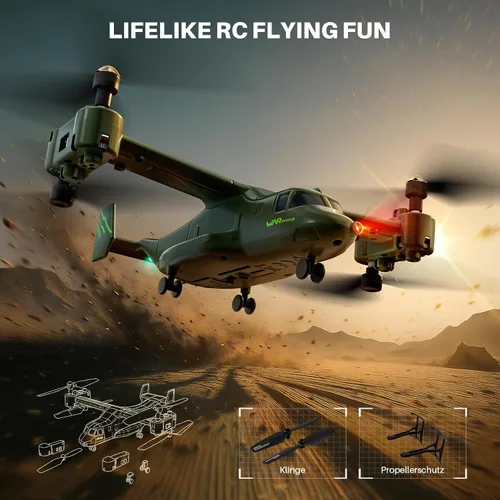 Miniatura 2 de Helicóptero RC Militar X550 de SYMA, control remoto de 4 canales con velocidad alta y baja, múltiples acrobacias de vuelo, mantenimiento de altitud