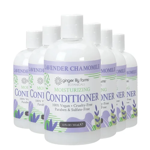 Miniatura 27 de Ginger Lily Farms Botanicals - Acondicionador hidratante para cabello seco, 100% vegano y libre de crueldad, aroma a pera de manzana, repuesto de 1