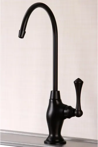 Miniatura 3 de Kingston Brass Gourmetier KS3195AL Grifo de agua mango simple para filtración, Latón / Latón antiguo, KS3195BL Oil Rubbed Bronze