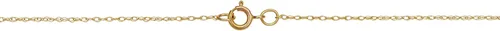 Miniatura 4 de Kooljewelry 10k Yellow Gold Rope Chain Barely-There Necklace (0.7 mm, 0.9 mm, 1 mm or 1.3 mm) - Thin And Lightweight